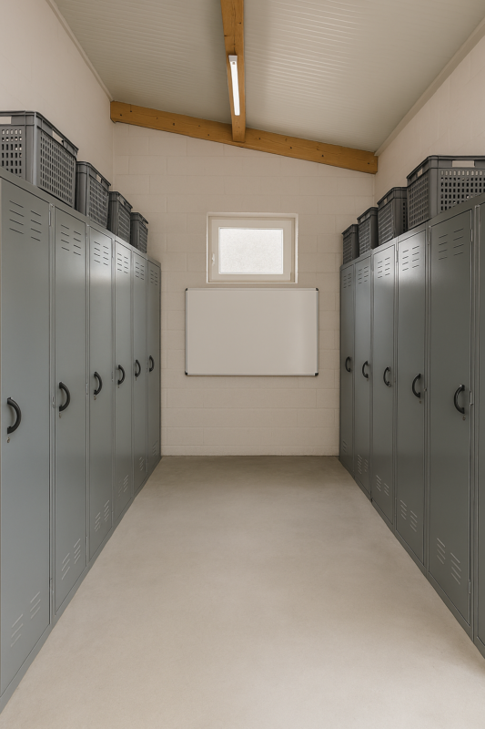 Auch ein Stallplaner kann in der Sattelkammer sinnvoll sein.