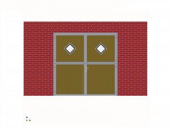 Stalltor Karo-Fenster