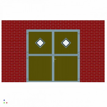 Stalltor Karo-Fenster