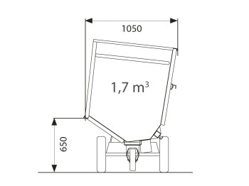 Growi Großraumkuli für Traktoren Schäffer hydraulisch