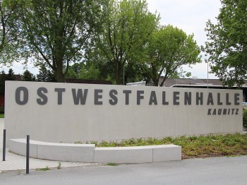 Schriftzug Ostwestfalenhalle Kaunitz