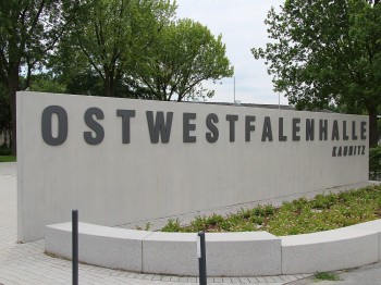 Schriftzug Ostwestfalenhalle Kaunitz