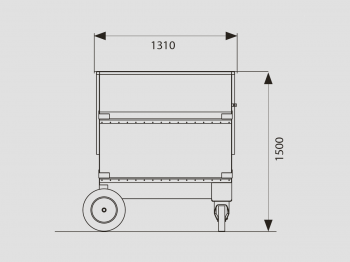 Growi Großraumkuli für Hoflader Lochplatte
