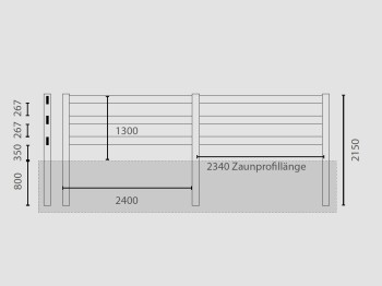 Reitplatz-Einzäunung