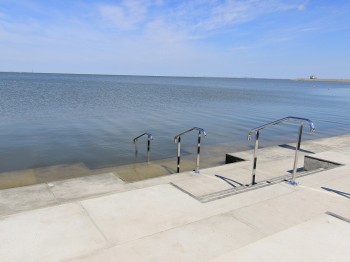 Strandduschen in Norddeich