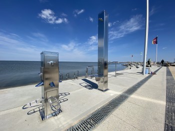 Strandduschen in Norddeich