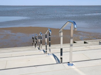 Strandduschen in Norddeich
