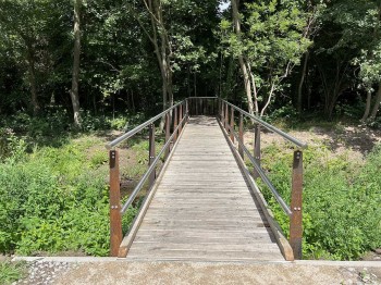 Brücke für die Ölbachaue