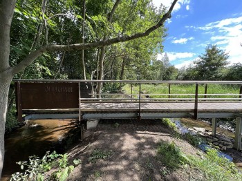 Brücke für die Ölbachaue