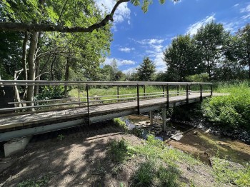 Brücke für die Ölbachaue