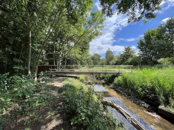 Brücke für die Ölbachaue