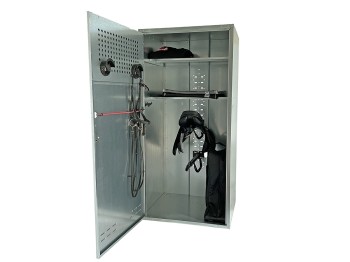 Growi Sattelschrank 900 x 750 mm Vorhangschloss / Profi / 1,90 m