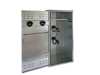 Growi Sattelschrank 750 x 750 mm Zylinderschloss / Profi / 1,50 m