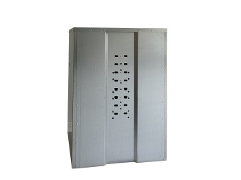 Growi Sattelschrank 750 x 750 mm Zylinderschloss / Profi / 1,06 m