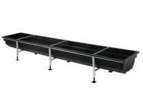 Growi Futtertrog aus PE, 500 cm lang