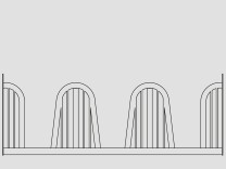 Palisadenfressgitter-Segment
