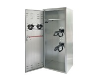 Growi Sattelschrank 600 x 600 mm Zylinderschloss / Profi / 1,50 m