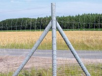 Recycling-Zaunpfahl