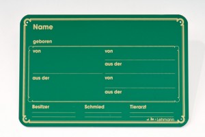 Boxenschild Neutral