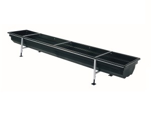 Growi Futtertrog aus PE, 300 cm lang