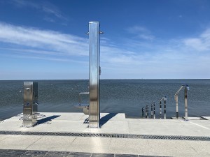 Strandduschen in Norddeich