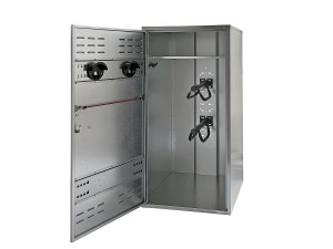 Growi Sattelschrank 750 x 750 mm Vorhangschloss / Profi / 1,50 m