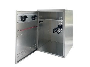 Growi Sattelschrank 750 x 750 mm Zylinderschloss / Profi / 1,06 m